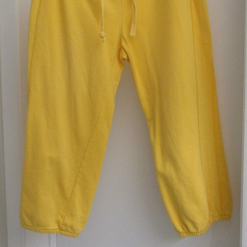 MOSSIMO SUPPLY CO. YELLOW CROP PANTS - SIZE SMALL - Picture 5 of 5